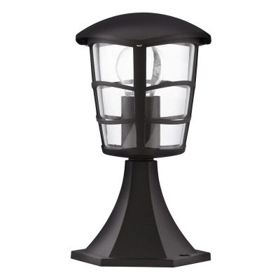 Sort modern udendørslampe plast, Inas, IP44