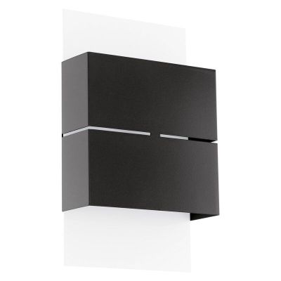 Sort modern udendørslampe metal, Ishaya, 3W, 3000K LED, IP44