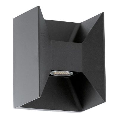 Antracit udendørslampe aluminium, Jeslynn, 3W, 3000K LED, IP44