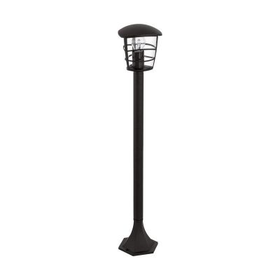 Sort modern udendørslampe plast, Inas, IP44