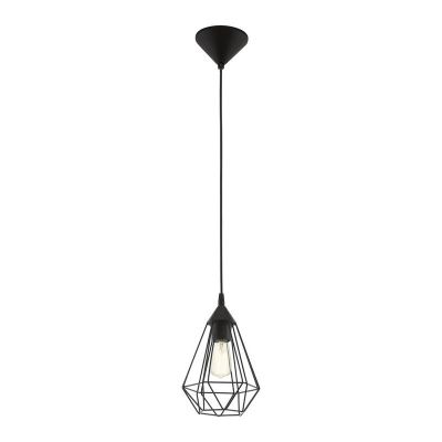 Sort industri pendler lampe metal, Costel