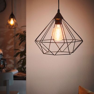 Sort industri pendler lampe metal, Costel