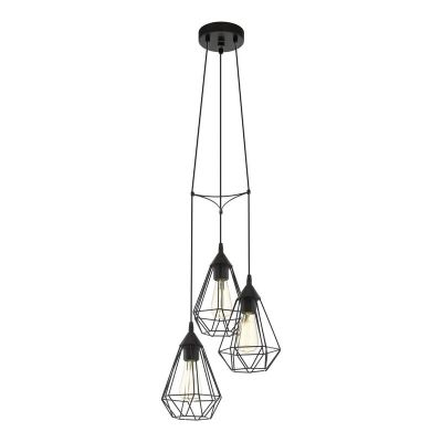 Sort industri pendler lampe metal, Costel
