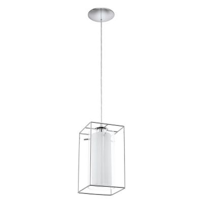 Krom industri pendler lampe glas, Aprica