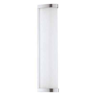 Krom spejllampe plast, Evine, 8W, 4000K LED, IP44