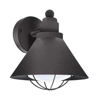 Sort industri udendørslampe plast, Alje, IP44