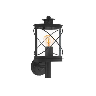 Sort udendørslampe plast, Alisia, IP44