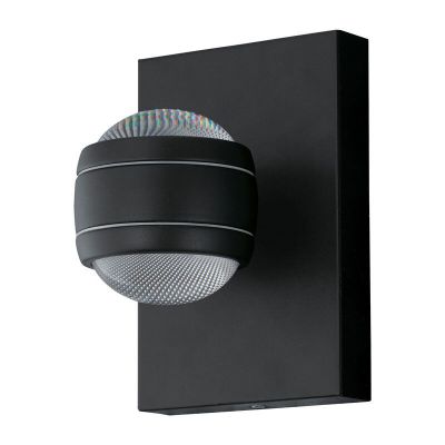 Sort udendørslampe plast, Bastien, IP44