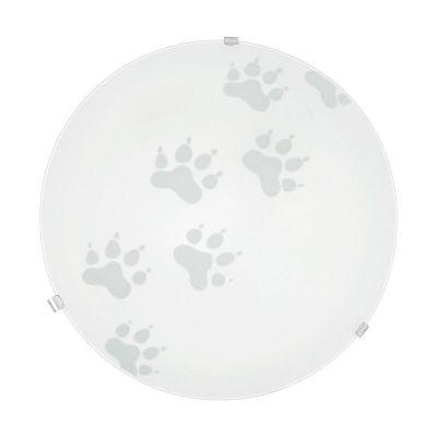 Hvid loftlampe glas, Bada