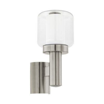 Sølv udendørslampe glas, Anco, IP44