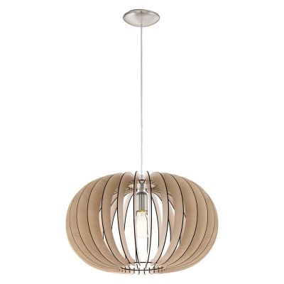 Rustik pendler lampe træ, Kiran