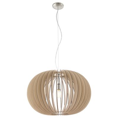 Rustik pendler lampe træ, Kiran