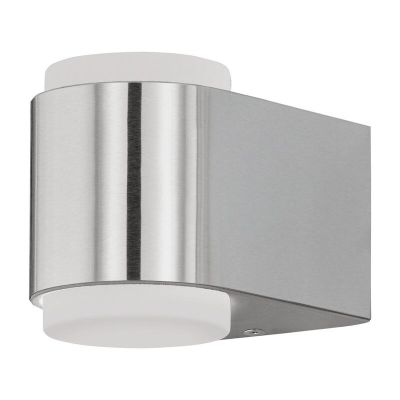 Sølv modern udendørslampe plast, Lyza, 3W, 3000K LED, IP44