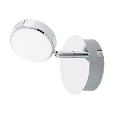 Krom modern loftspot stål, Tjark, 5W, 3000K LED