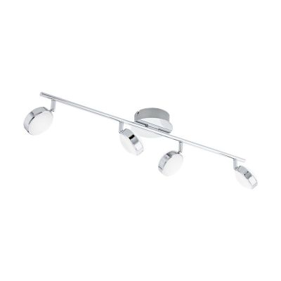 Krom modern loftspot stål, Tjark, 5W, 3000K LED