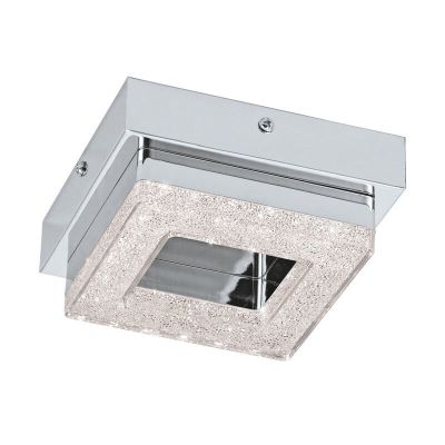 Krom modern væglampe plast, Arjo, 4W, 3000K LED