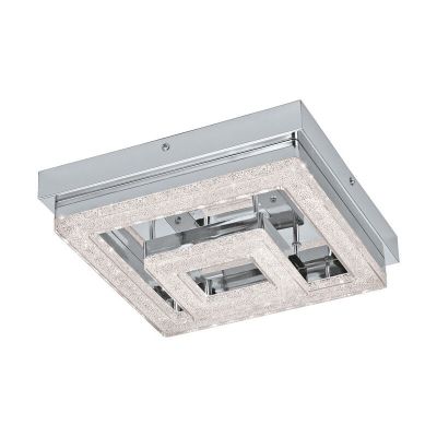 Krom modern loftlampe plast, Arjo, 12W, 3000K LED