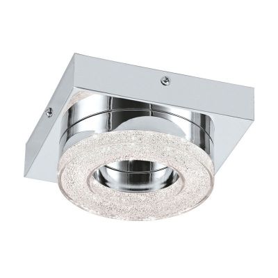 Krom modern væglampe plast, Arjo, 4W, 3000K LED
