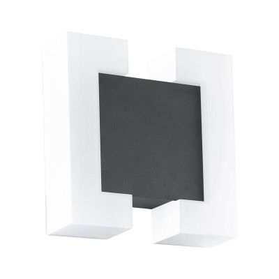 Antracit udendørslampe plast, Bartel, IP44