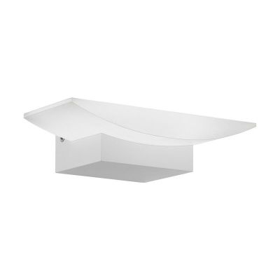 Hvid væglampe plast, Beatriz, 6W, 3000K LED