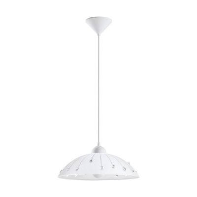 Hvid pendler lampe glas, Kaj