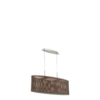 Træ pendler lampe brun, Berry