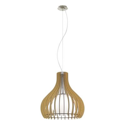 Rustik pendler lampe træ, Betsy