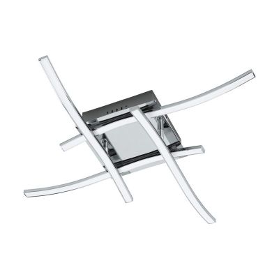 Krom modern plafond aluminium, Yorian, 5W, 3000K LED
