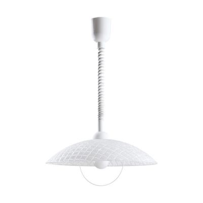 Hvid modern pendler lampe glas, Broer