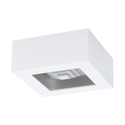 Hvid modern plafond stål, Olger, 6W, 3000K LED