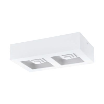 Hvid modern plafond stål, Olger, 6W, 3000K LED