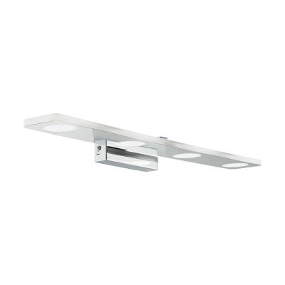 Krom modern væglampe plast, Jan, 5W, 3000K LED, IP44