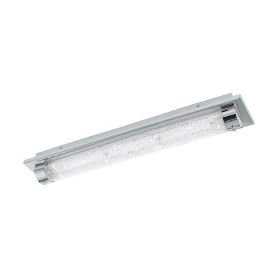 Krom design loftlampe glas, Iris, 19W, 4000K LED, IP44