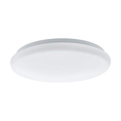 Hvid loftslampe med sensor stål, Patryk, 12W, 3000K LED