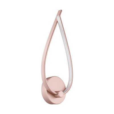Guld design væglampe aluminium, Josef, 11W, 3000K LED