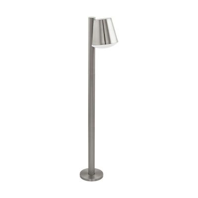 Sølv modern udendørslampe rustfrit stål, Aiden, IP44