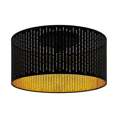 Sort modern plafond stål, Yori