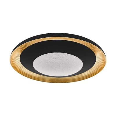 Guld modern plafond plast, Maddy, 24W, justerbar lysfarve LED