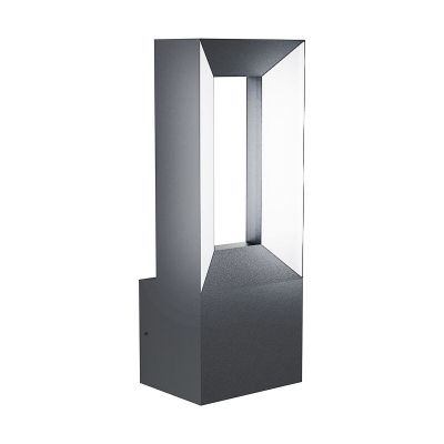 Sort modern udendørslampe aluminium, Larisa, 5W, 3000K LED, IP44