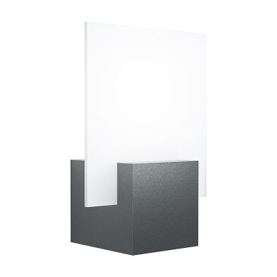 Sort modern udendørslampe aluminium, Lilith, 6W, 3000K LED, IP44