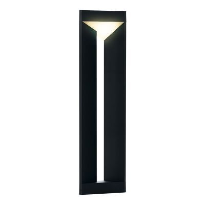 Sort modern udendørslampe aluminium, Lyke, 10W, 3000K LED, IP54