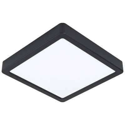 Sort loftlampe stål, Pascale, 16W, 3000K LED