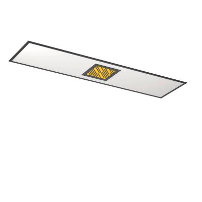 Sort modern loftlampe aluminium, Vinesh, 35W, varm til kold hvid justerbar LED, 3 trins lysdæmper