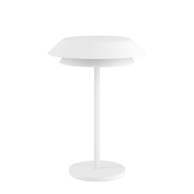 Hvid modern bordlampe stål, Arroyo, 7,2W, RGBW LED