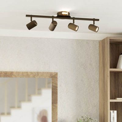 Bronze modern loftspot stål, Montemurro, 3,7W, white switch LED