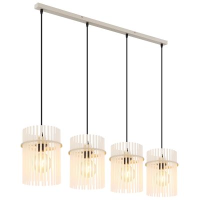 Beige design pendler lampe metal, Genelva
