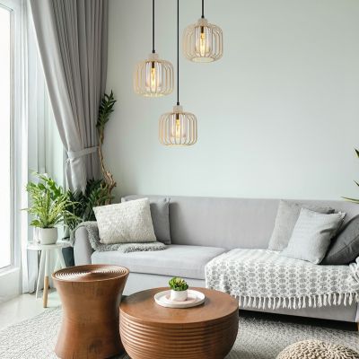 Brun industri pendler lampe metal, Abubakar