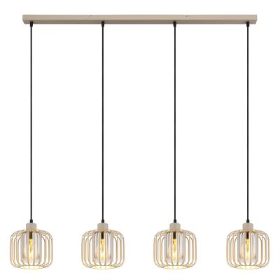 Beige industri pendel lampe spisebord metal, Jolanda