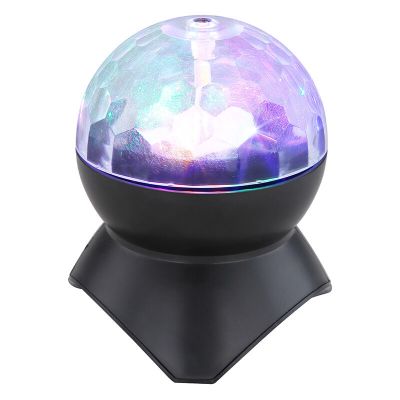 Multi-Farvet diskolys plast, Laurin, 3W, RGB LED, med brytare