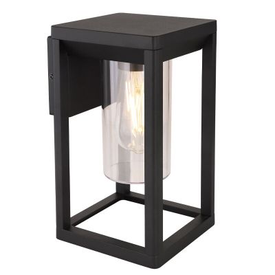 Sort modern udendørslampe plast, Vildan, IP44
